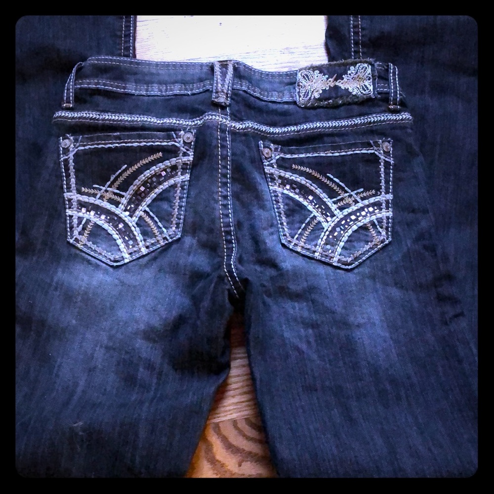 Hydraulic super flare jeans